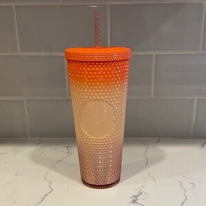 Starbucks Fall 2024 Ombré Faceted Cold Cup Tumbler – 24 oz / 710 mL (NWOT)